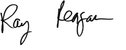 Ray Reagans signature